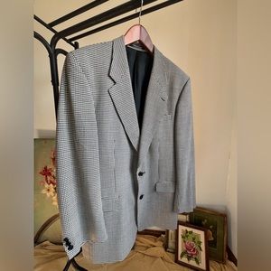 Men’s Franco Tassi New Wool Houndstooth Blazer